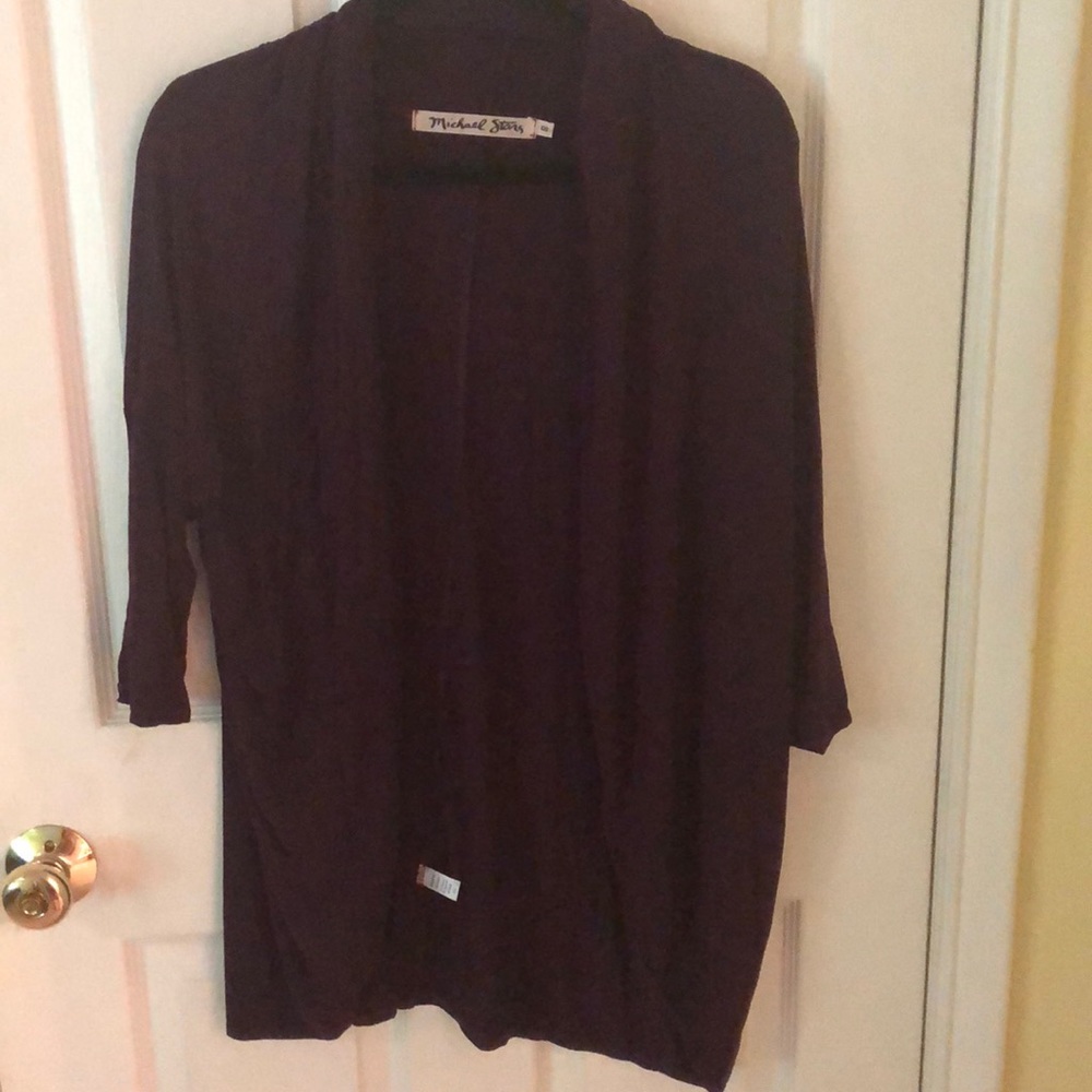 3/4 length sleeve dolman sleeved cardigan